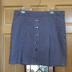 Westbound Blue/White Skort - size 12